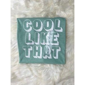 NWT Old Navy Cool Like That Short Sleeve T-Shirt, Sea Foam Green